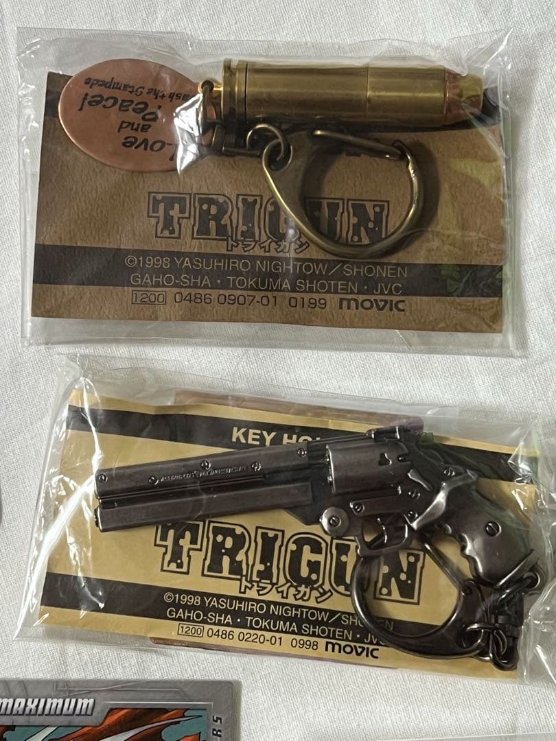 匿名配送/希少 トライガン グッズ 6点セット 当時物