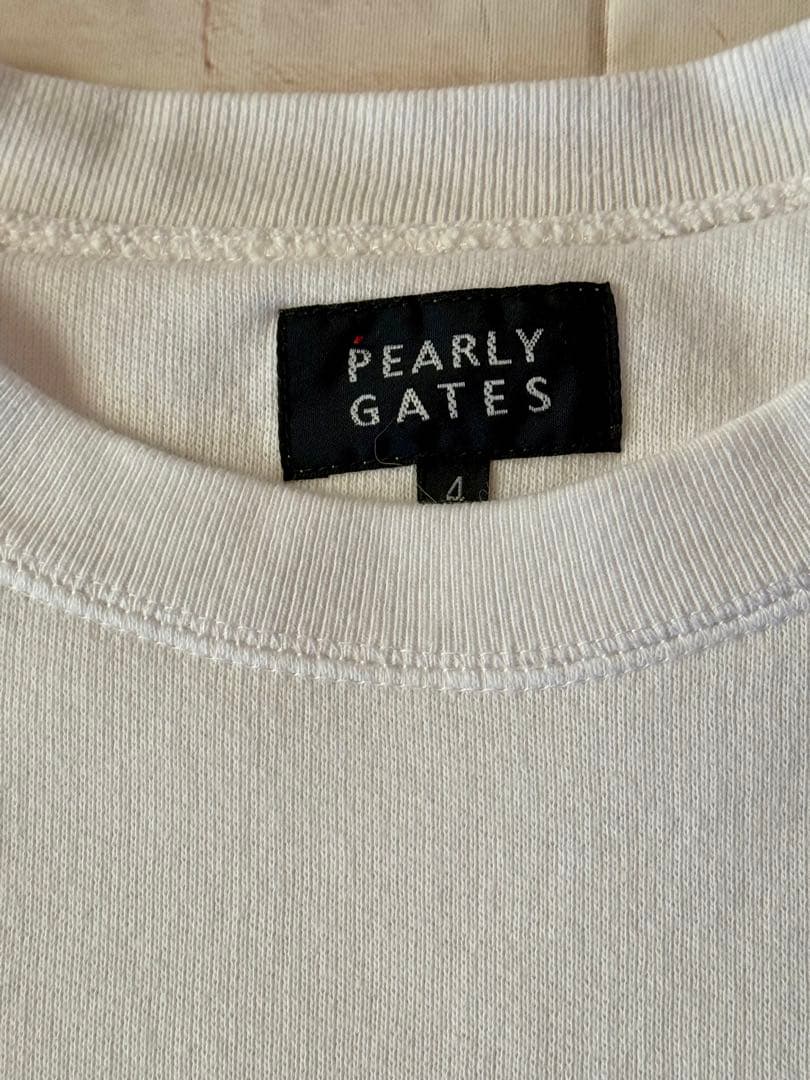 PEARLY GATES ミッキーマウスコラボ トレーナー サイズ4 裏起毛
