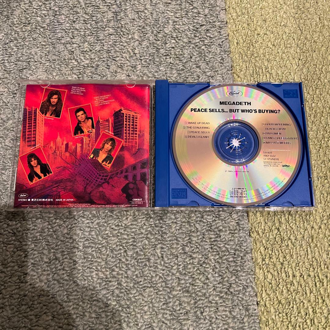 国内初回特典有盤含むMEGADETH国内帯付 CD ９枚セット