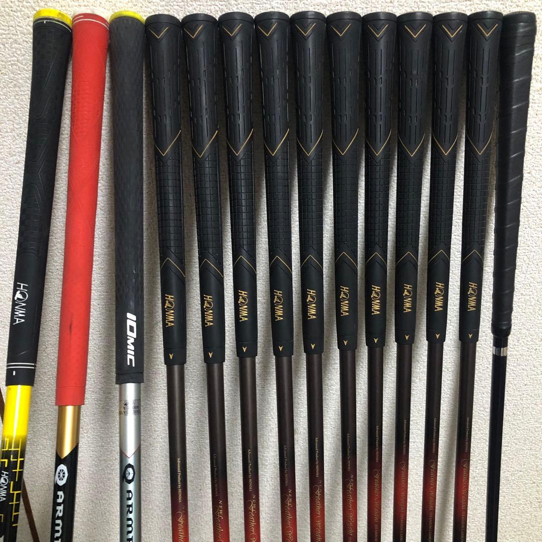 入手困難 レフティ 本間ゴルフ 豪華14本完璧なセット 憧れの高級ブランド高級品