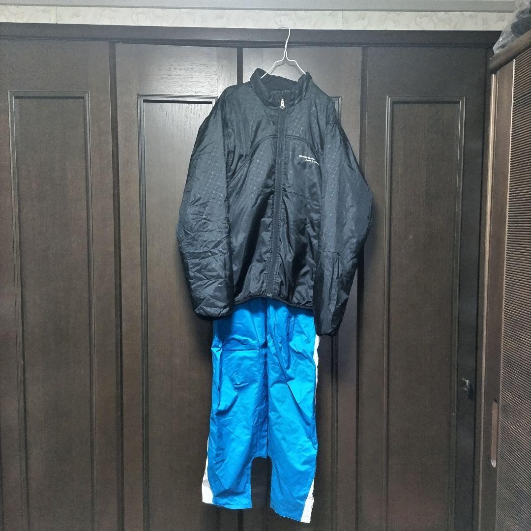 オンヨネ　スキーパンツ（青）新品未使用と上着（黒）サイズ4L