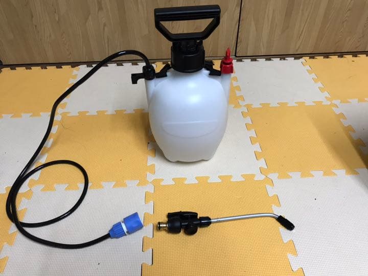 エアコン洗浄 オリジナルハンドルノズル S型ホースワンタッチ脱着