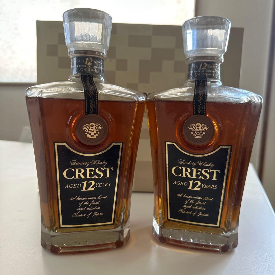 SUNTORY CREST 12 YEARS 2本セット