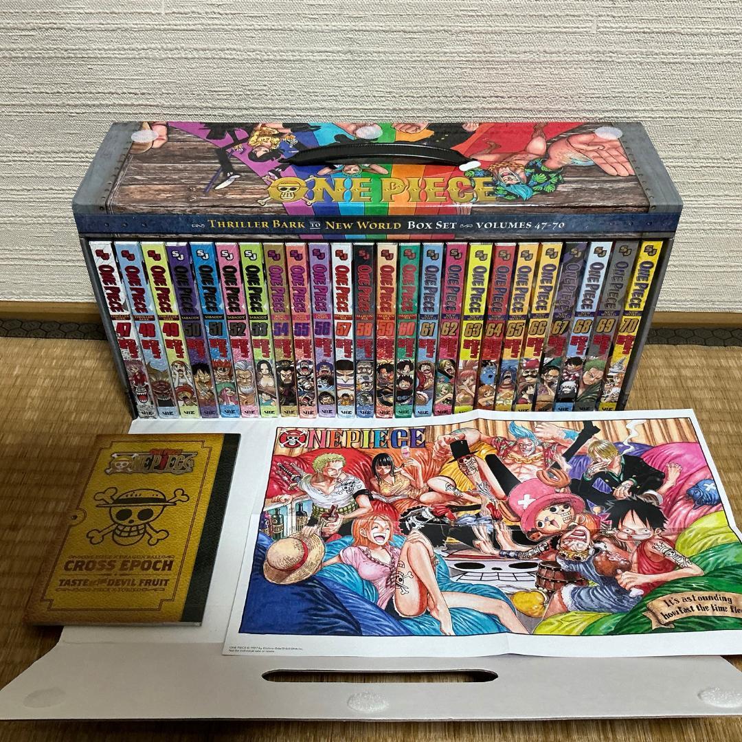 ワンピース 英語版 47～70巻 ONE PIECE BOX SET 3 美品