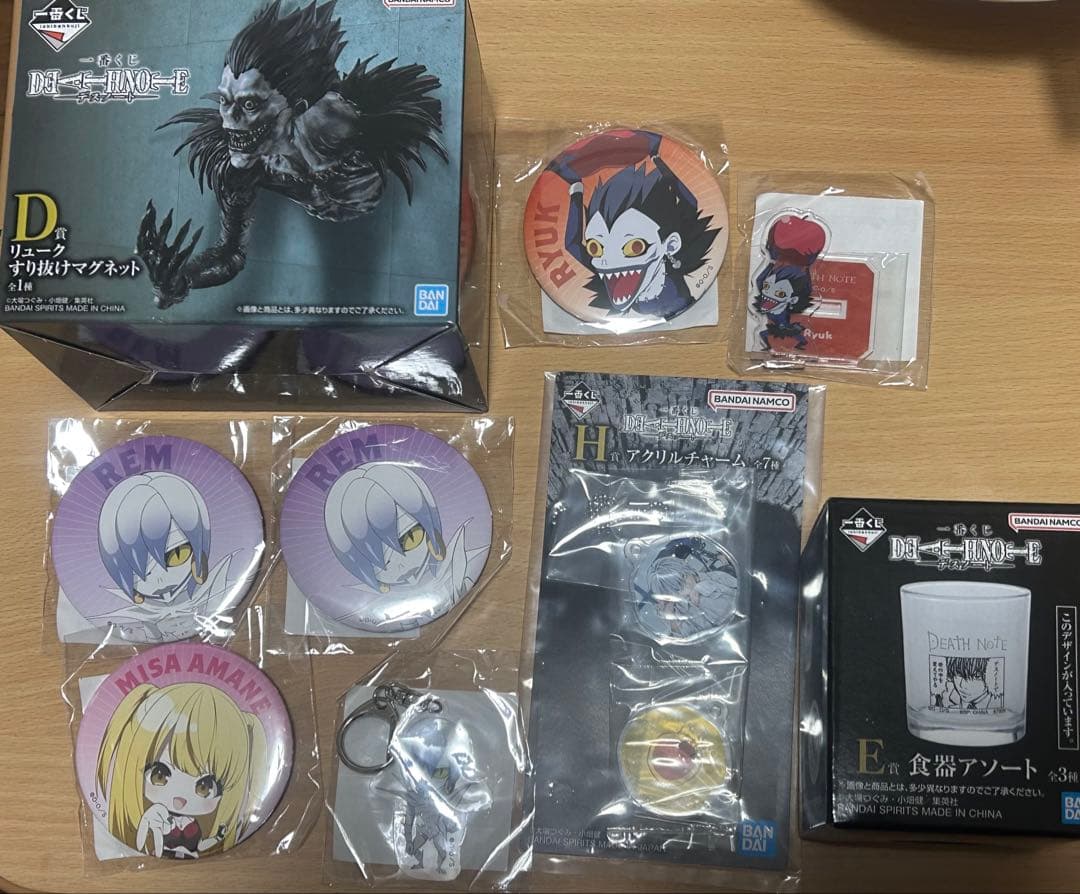 デスノート 一番くじ　リューク　マグネット　食器アソート　D賞
