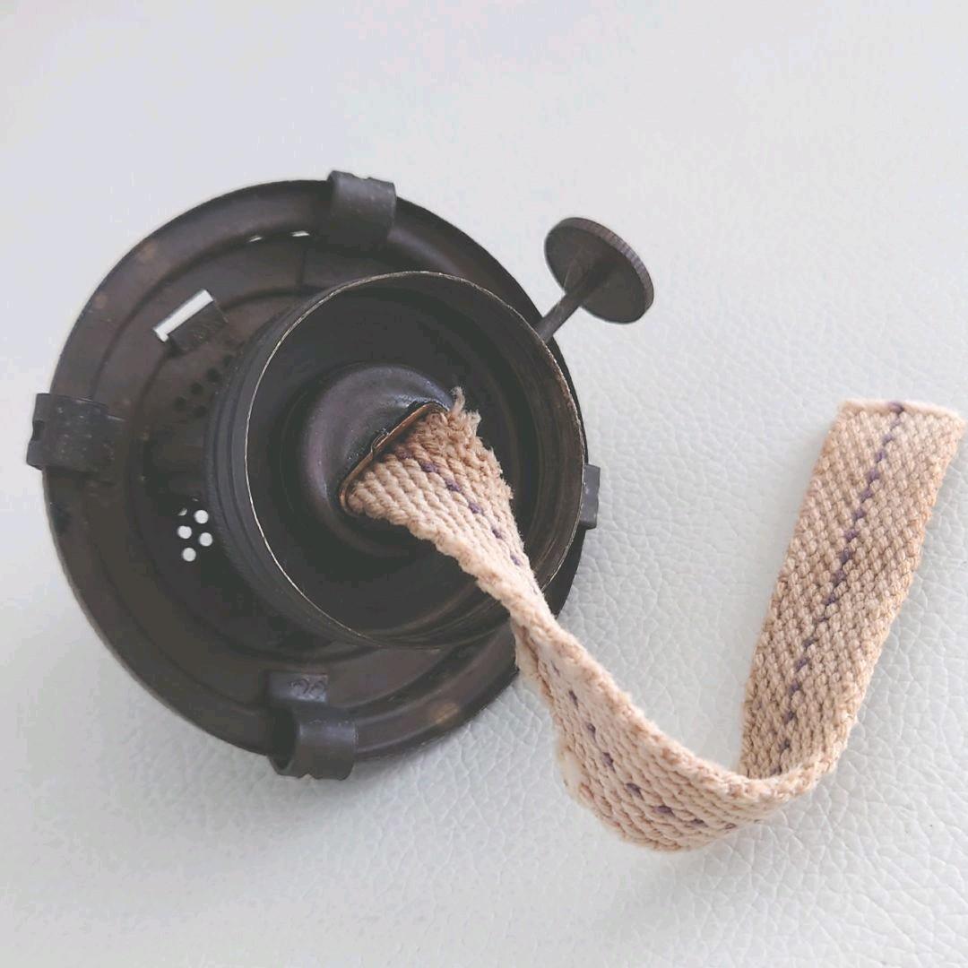 大正~昭和初期　赤ガラス　アルコールランプ