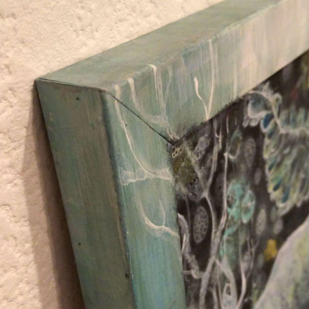 原画 絵画 抽象画 現代アート 美術 インテリア ウミウシ 置物 ホラー アート