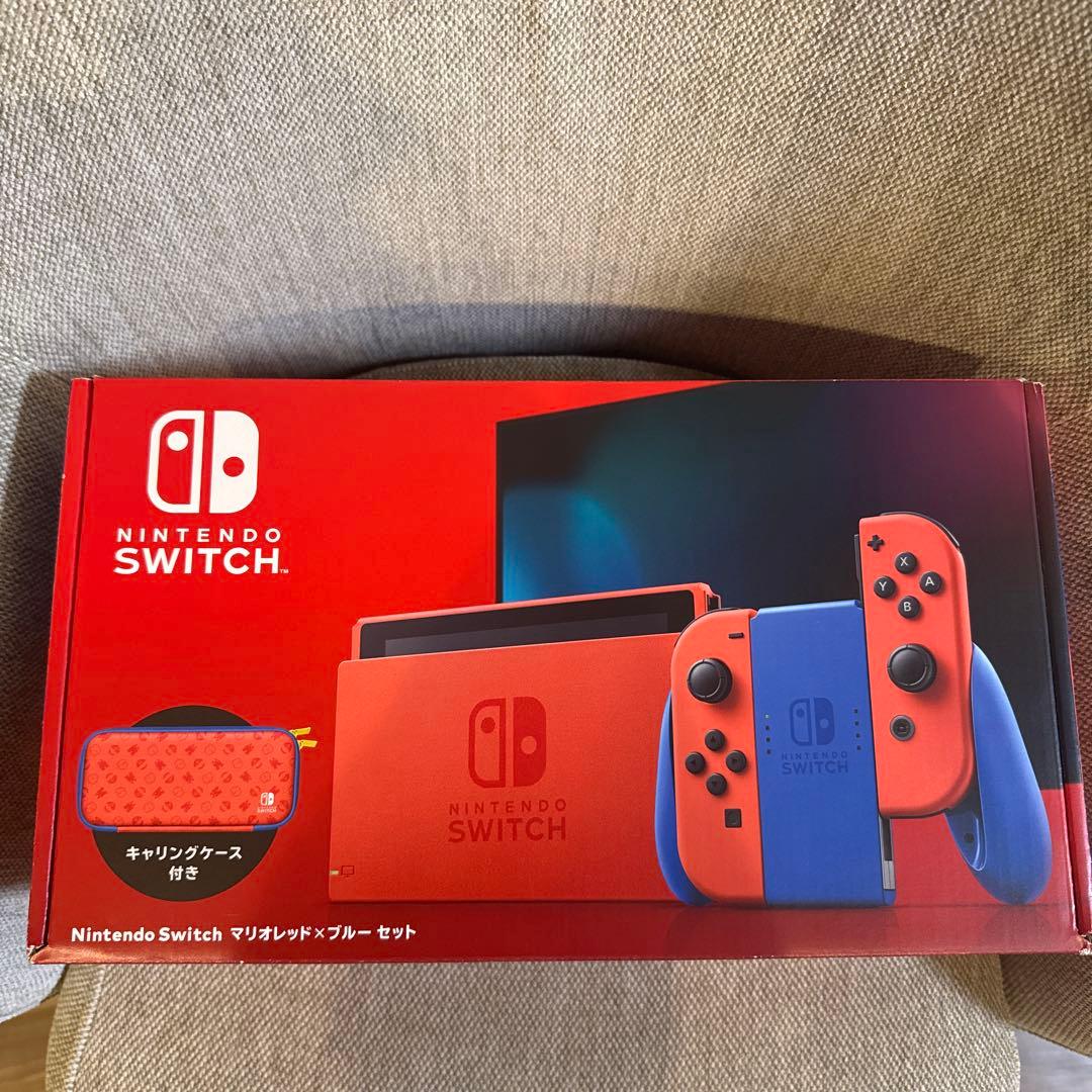 Nintendo Switch 本体 マリオレッド × ブルー セット&プロコン