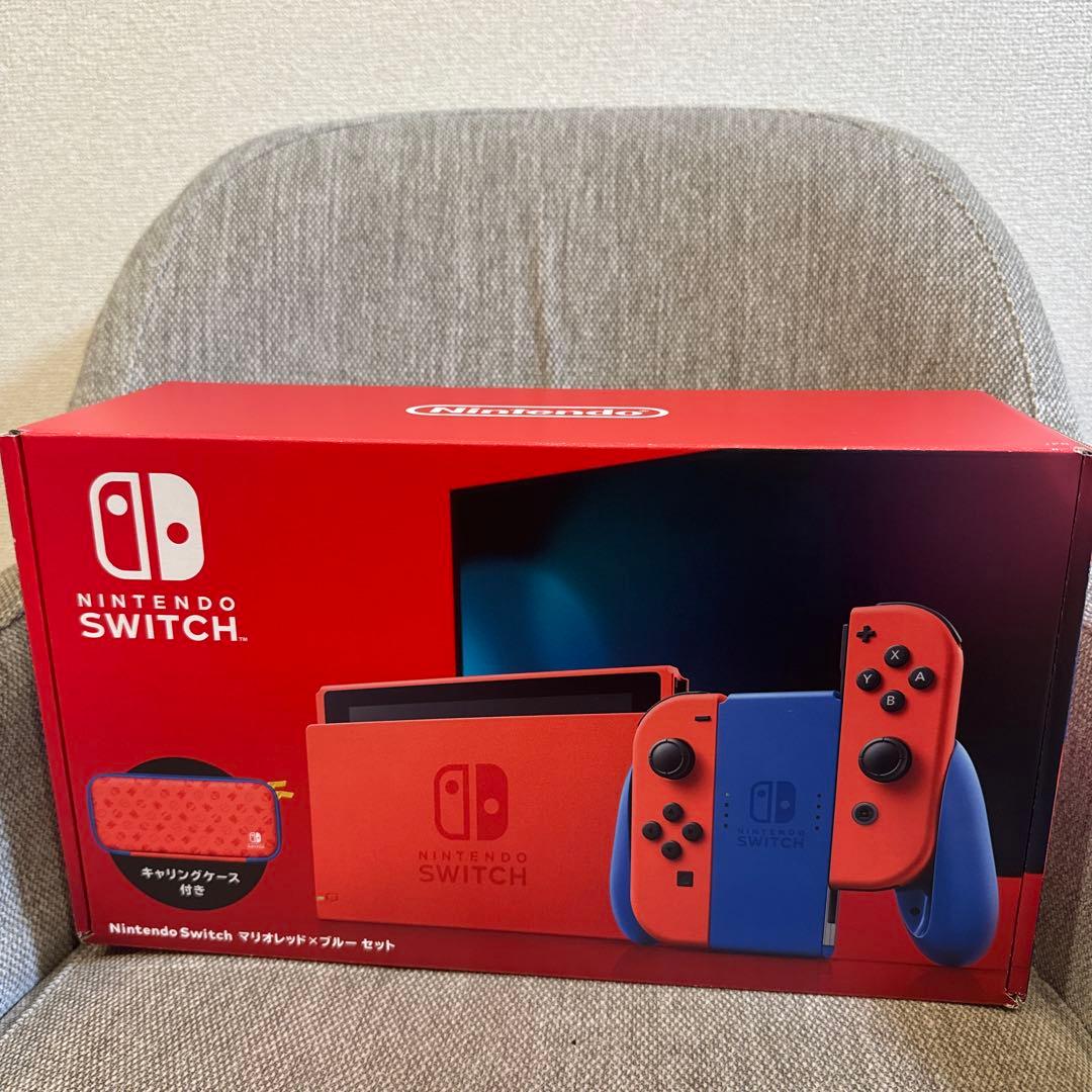 Nintendo Switch 本体 マリオレッド × ブルー セット&プロコン