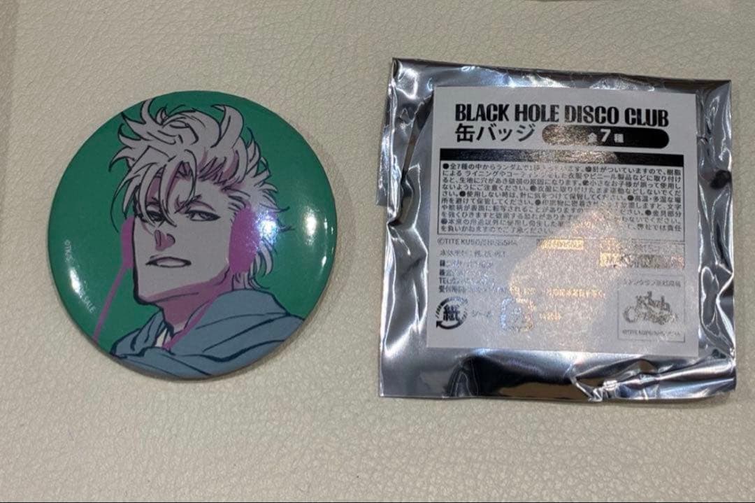BLEACH BHDC DISCO ファンクラブ缶バッジ7種セット　ブリーチ