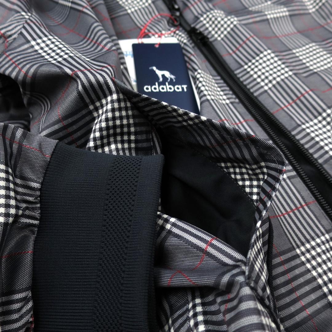 adabat 撥水 グレンチェック柄 スウィングトップ M