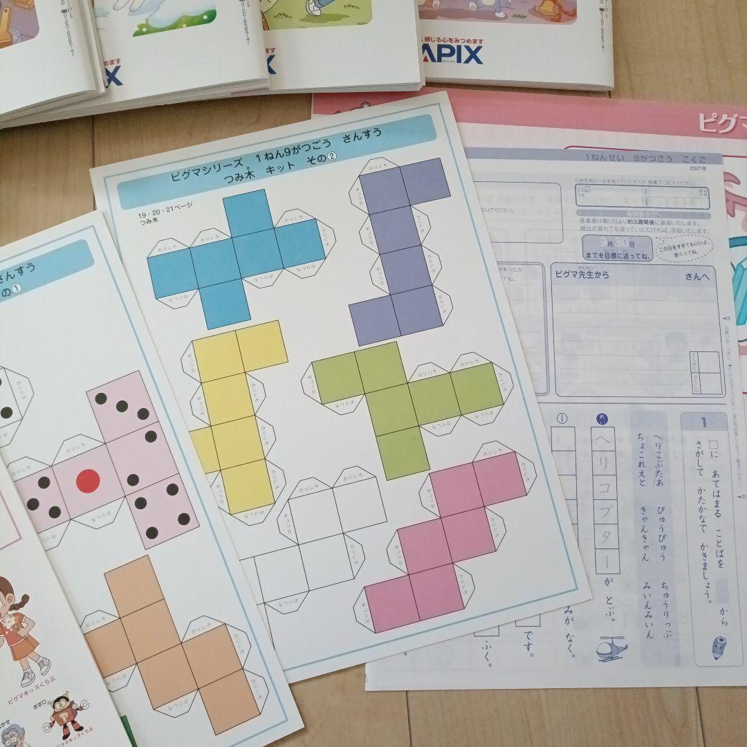 ピグマキッズくらぶ 1年生 12ヶ月分 未記入 SAPIX サピックス 通信教育