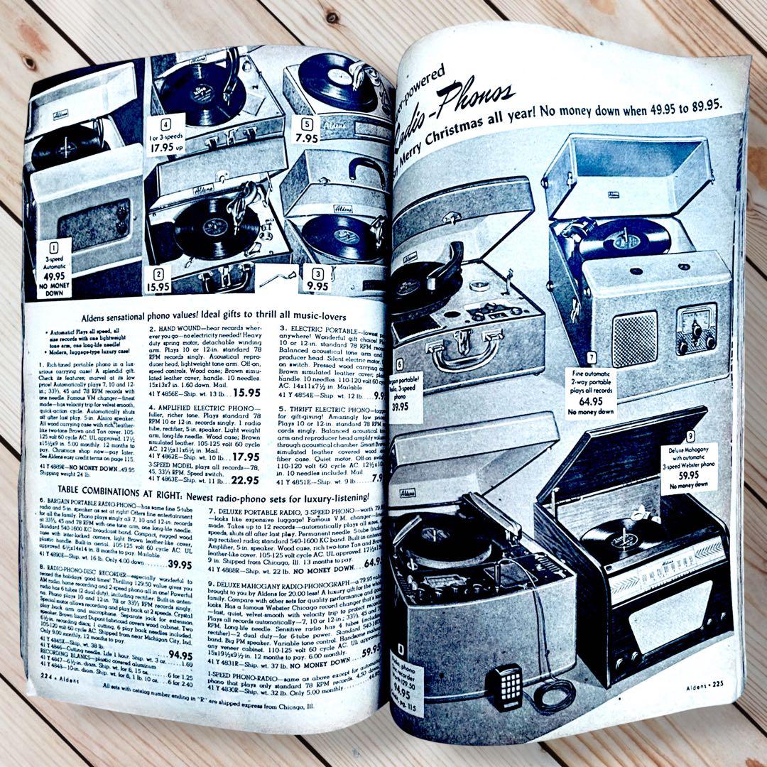 1950年アメリカ（Aldens, Inc.オールデンズ社 ）クリスマスブック