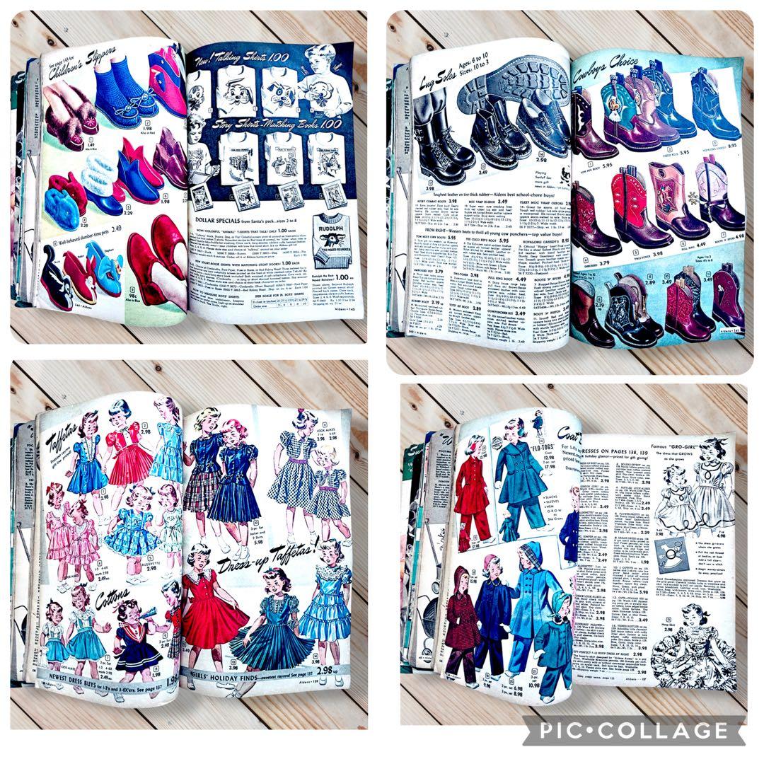 1950年アメリカ（Aldens, Inc.オールデンズ社 ）クリスマスブック