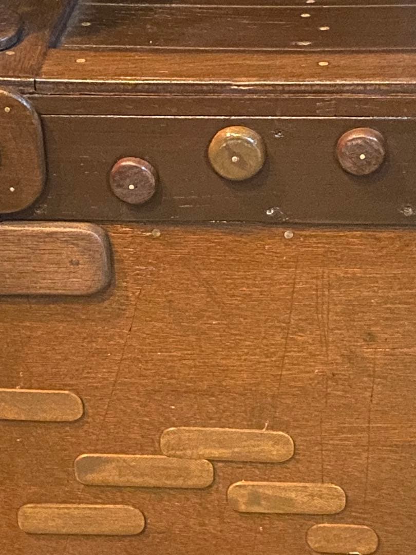 超希少♦️重厚なデザイン♦️アンティーク ウッド チェア 便利な引き出し付♦️送料込