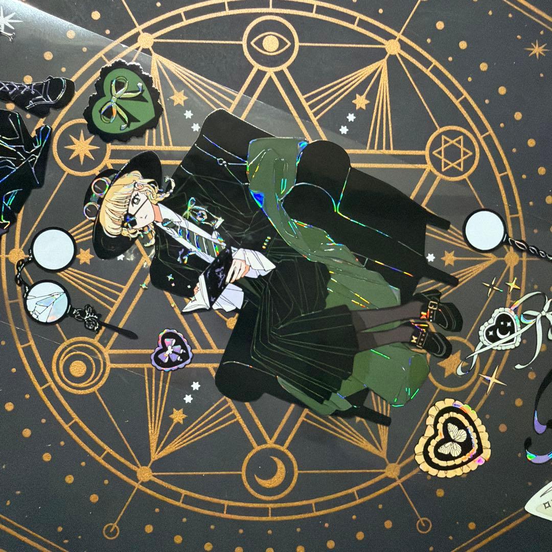 【8953】海外　マステ　中古巻　貝殻光マスキングテープ　人物系