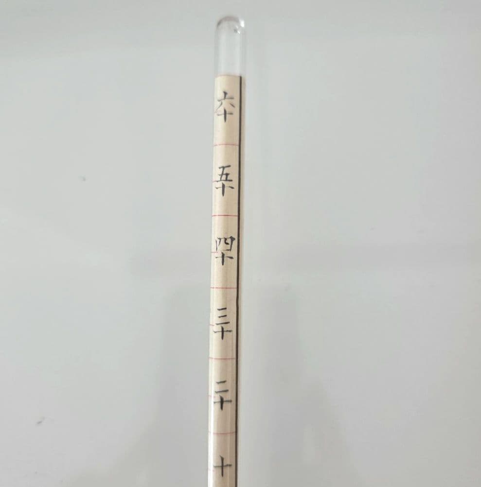 明治時代の医科用験温器　マキシムム　ホクトメーテレ　取扱い説明書、検定証　木箱