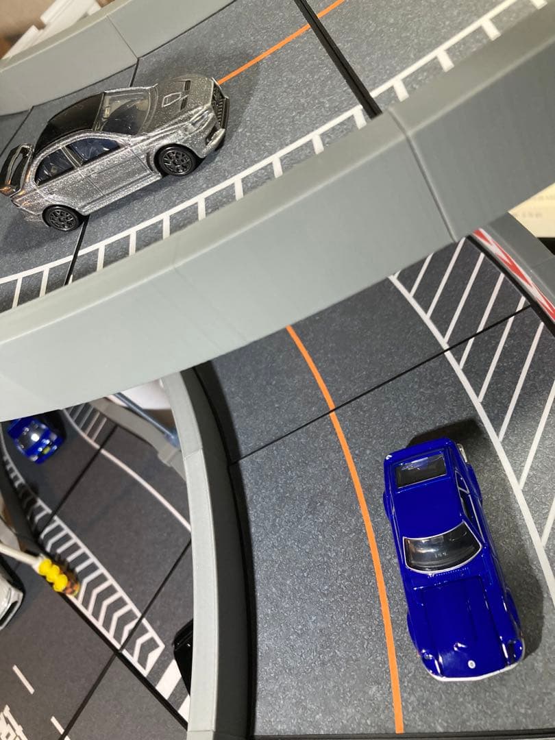 【5点セット】1:64 ミニカージオラマ 立体交差スペシャルアソートセット