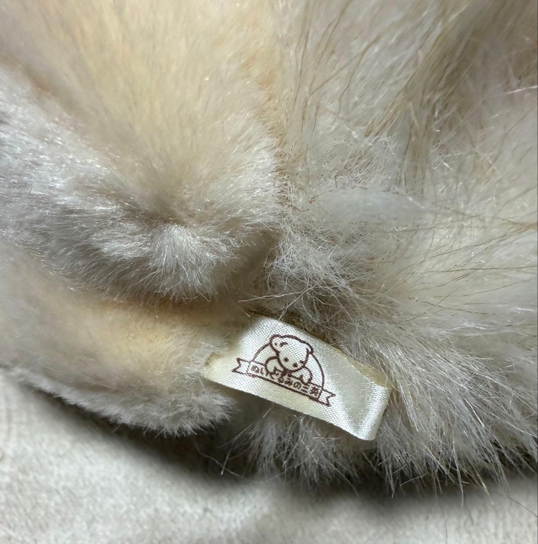 犬　三英　スピッツ　ポメラニアン　ぬいぐるみ　ベージュ