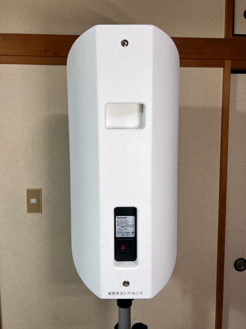 パナソニック RAMSA コンパクトスピーカー WS-M200-W スタンド付き