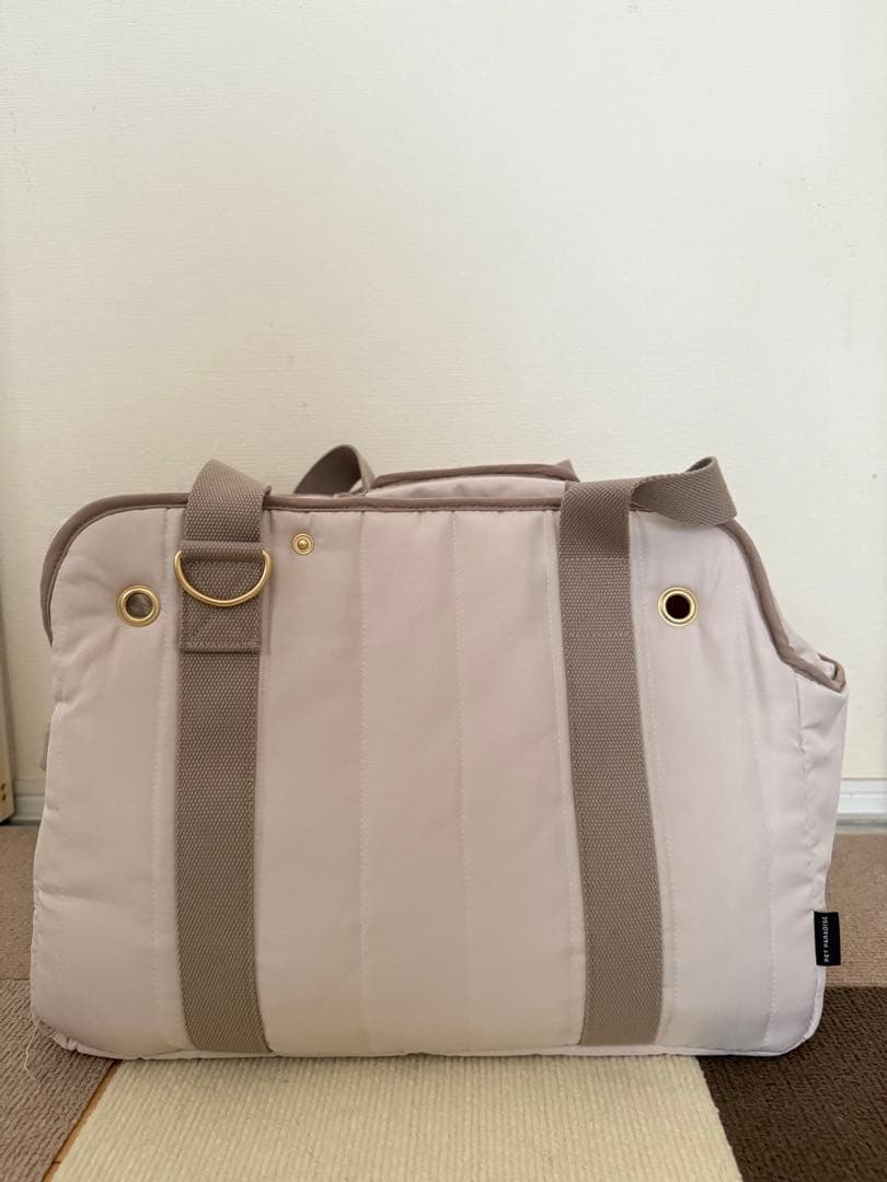 PET PARADISE 小型犬キャリーバッグ ベージュ M