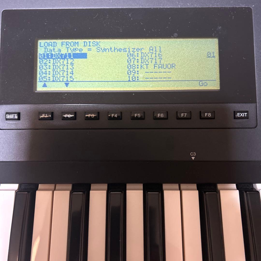 YAMAHA SY77 USBフロッピーエミュレータ換装済