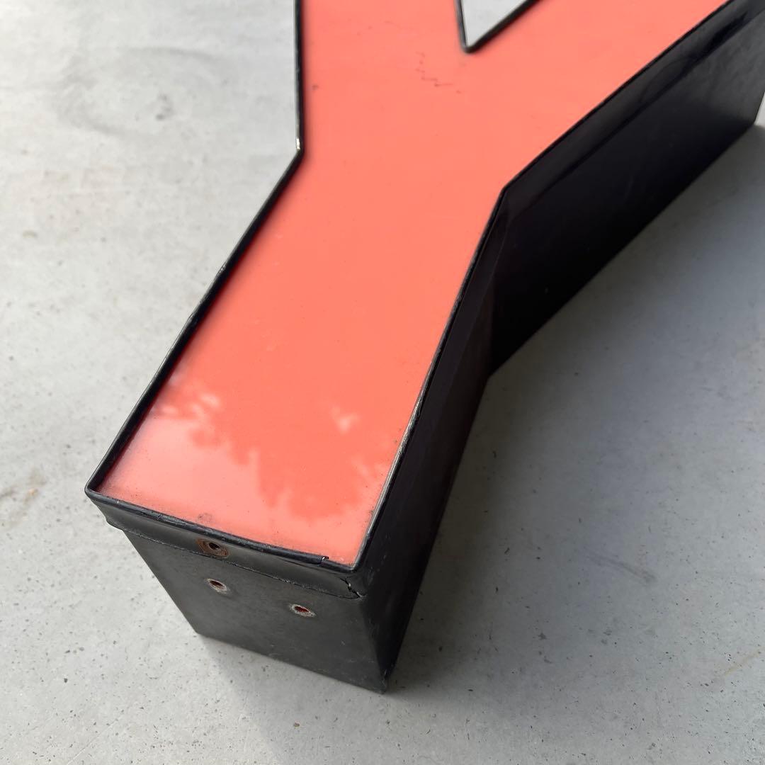 Y 看板 アルファベット レターサイン 文字 アメリカ ビンテージ アンティーク