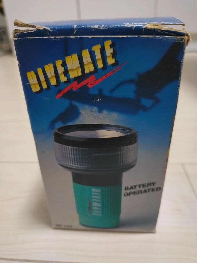 レトロなDIVEMATE 懐中電灯 箱付き