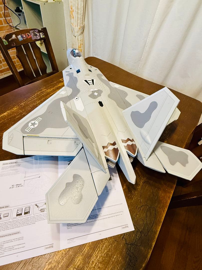Yosh707様　のうわF-22 Raptor ラジコン飛行機　引き取り限定！