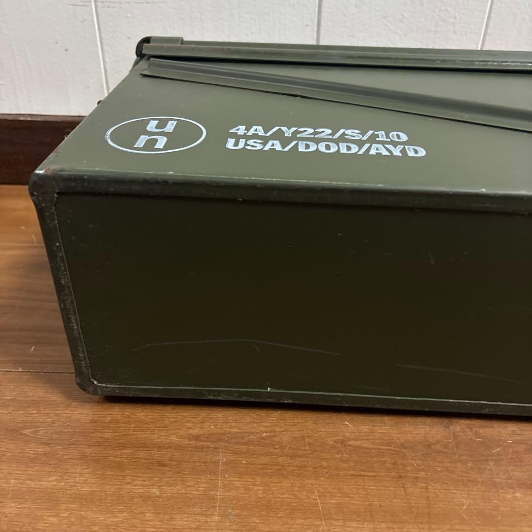 米軍　実物　AMMO BOX 40mm 32CARTRIDGES 弾薬箱