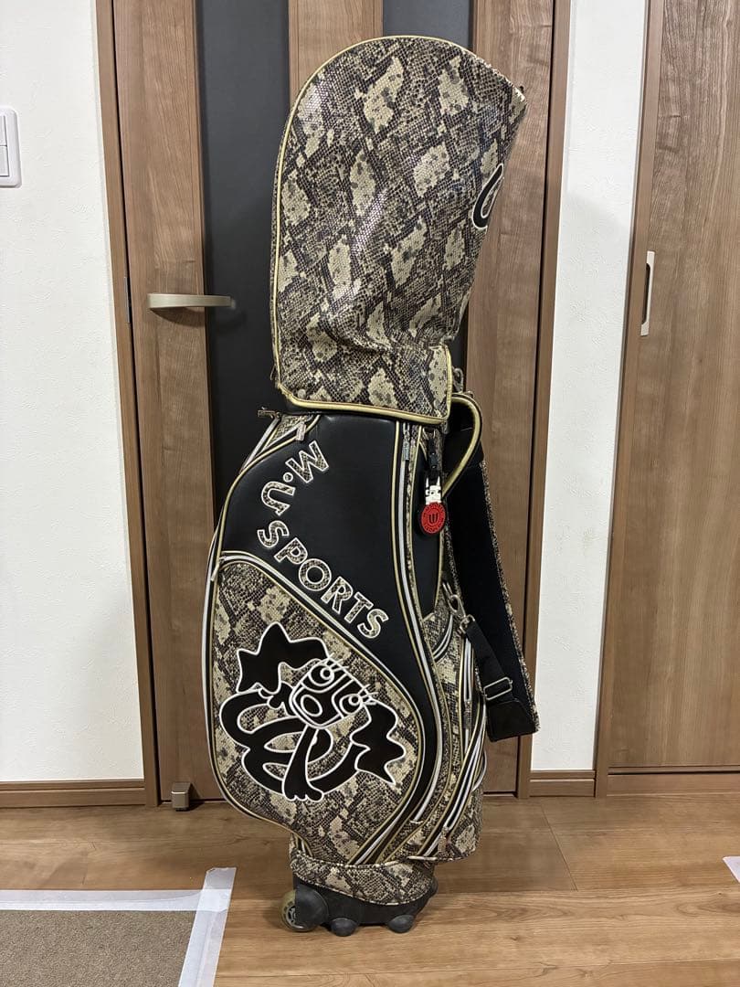 M.U.SPORT ヘビ柄 キャディバッグ