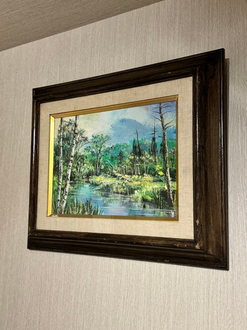 田河 勇造　風景 奥日光　匀河