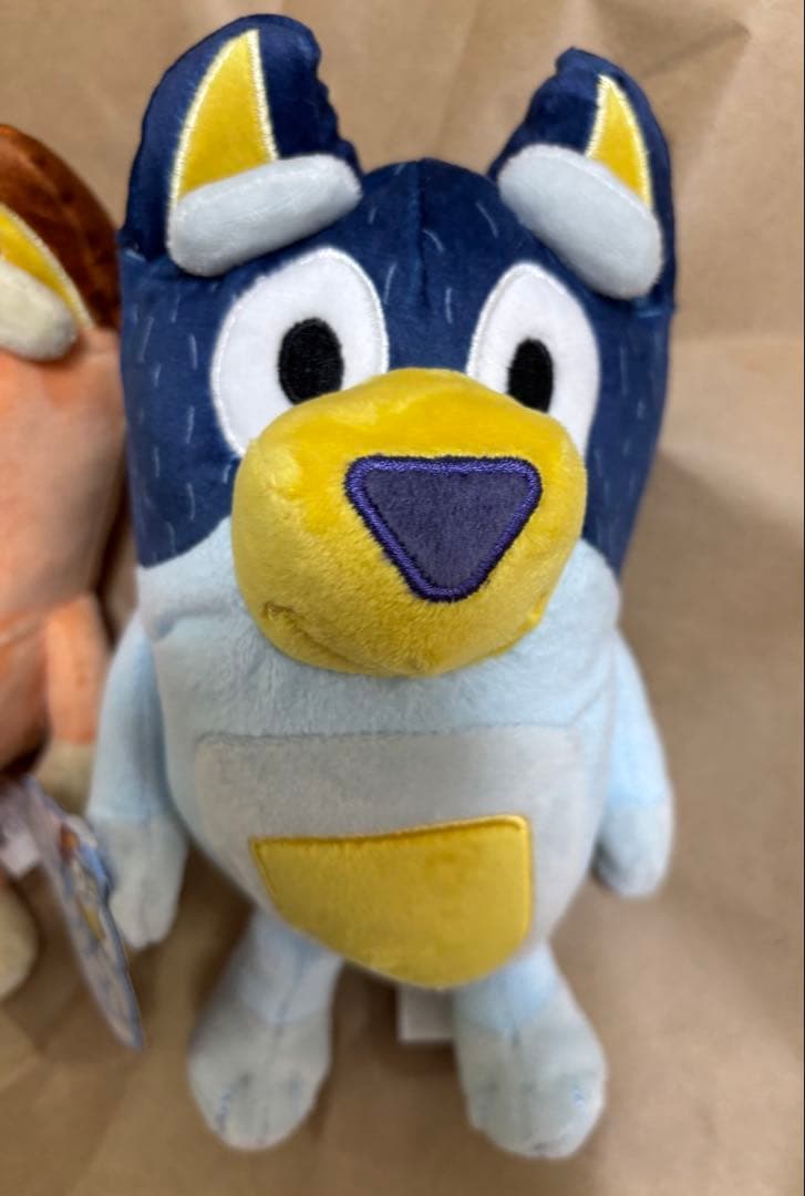 新品　bluey MOOSE社 ブルーイ ファミリー　ぬいぐるみ 4個セット