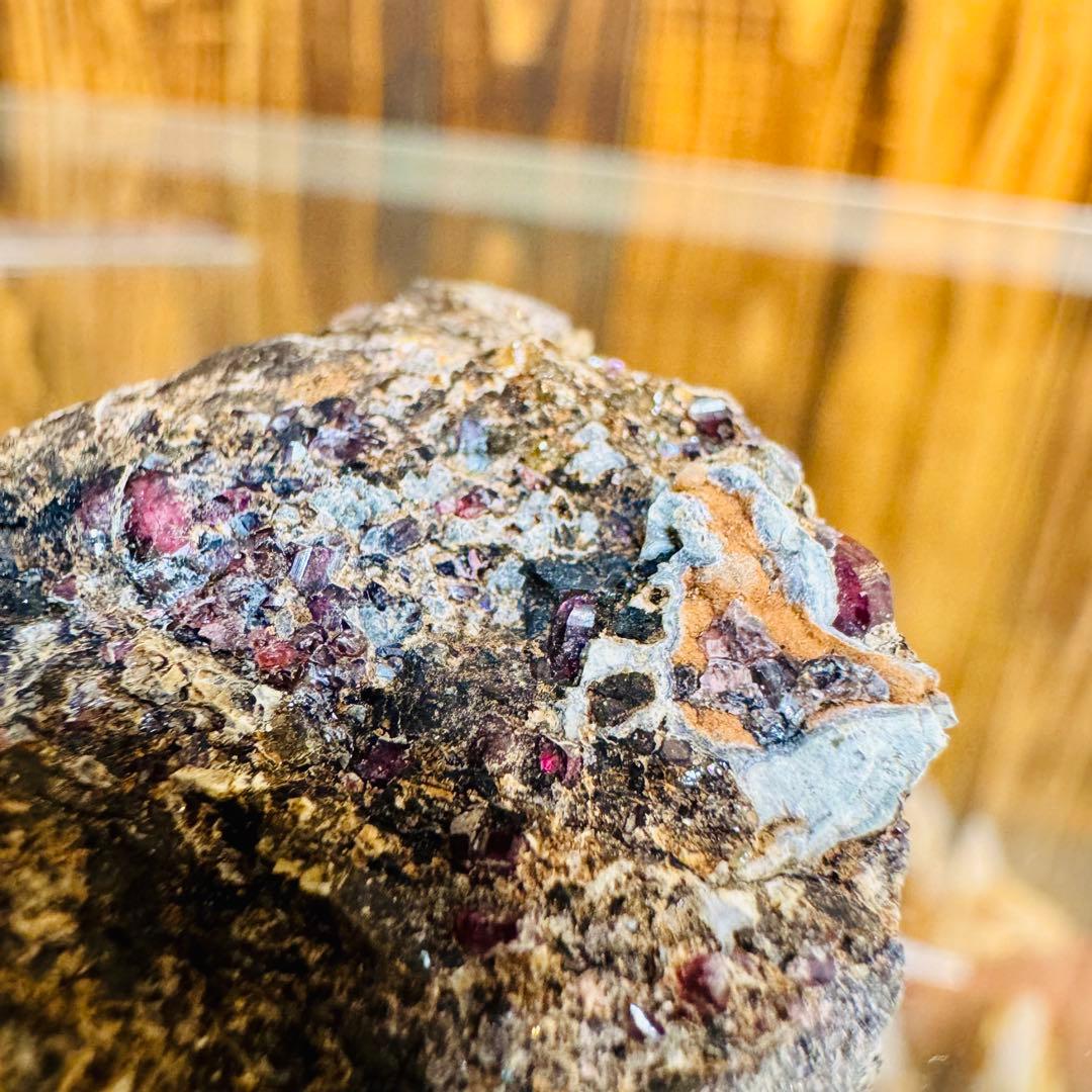 国産鉱物 パイロクスマンガン 愛知 ハイクオリティ クラスター