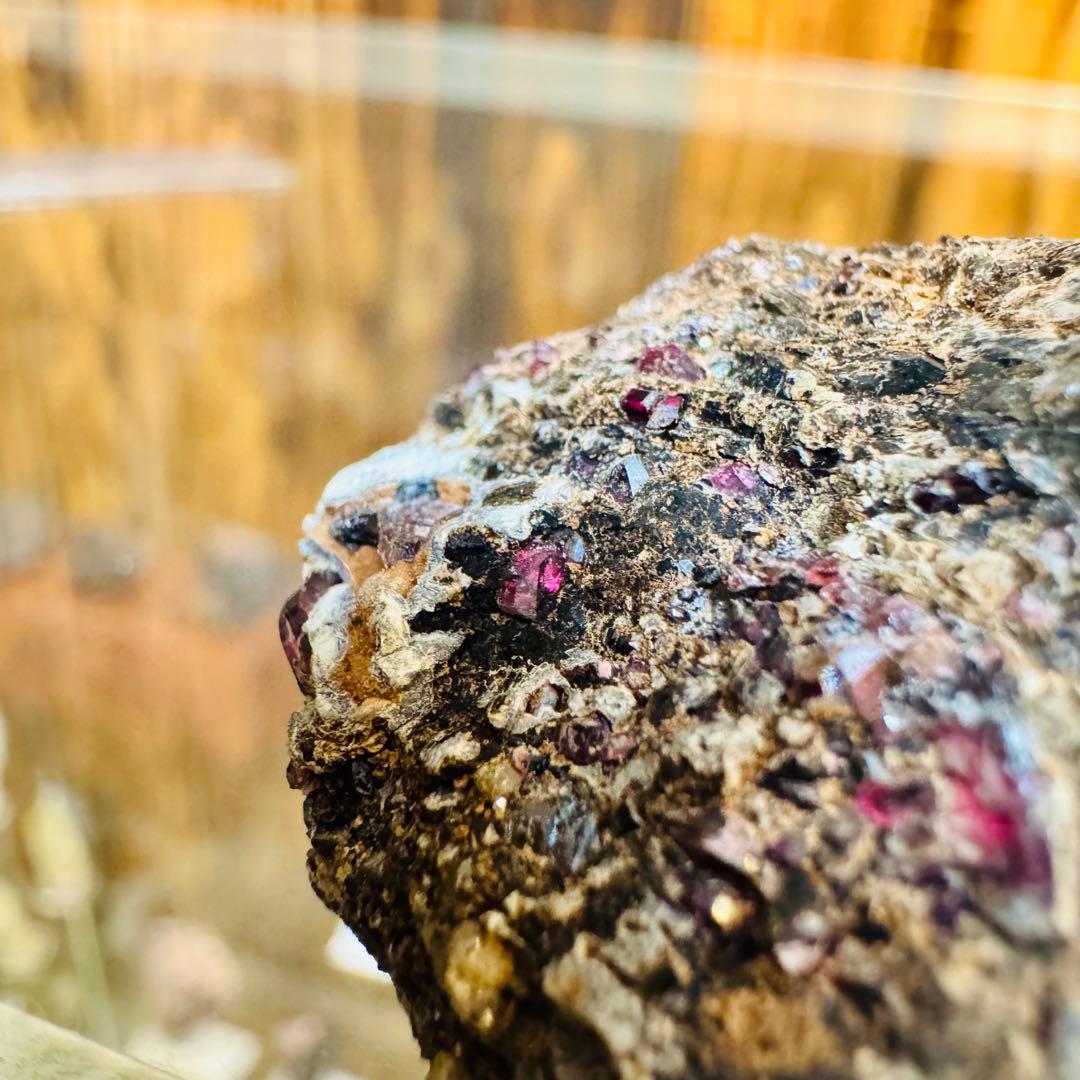 国産鉱物 パイロクスマンガン 愛知 ハイクオリティ クラスター