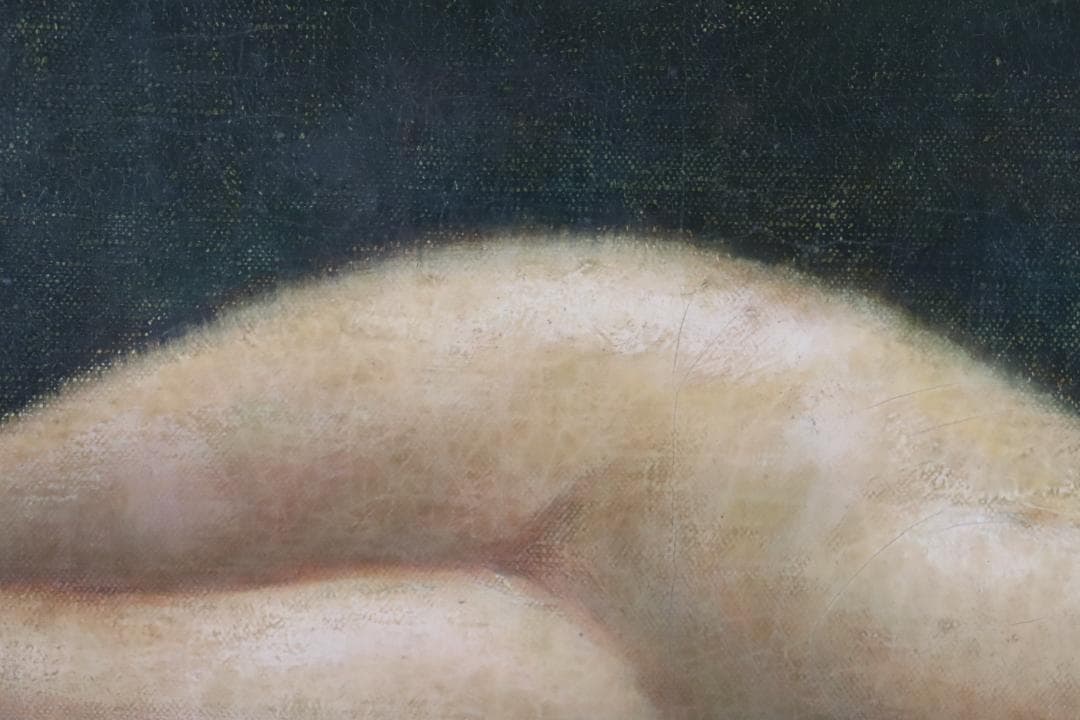 真作保証 19世紀 古画 Kizeevsky 「横たわる裸婦」 油彩15号