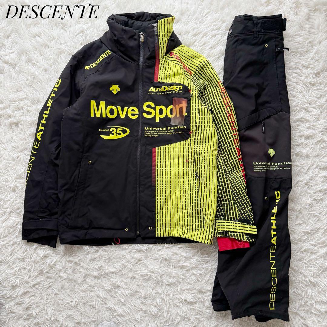 DESCENTE デサント スノーボードウエアー 総柄 HEAT NAVI M