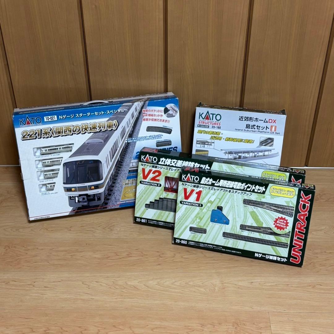 KATO nゲージ　レイアウトフルセット　221系付き