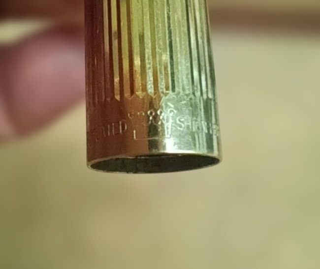 3978）シェーファー万年筆　ペン先14K 外装金メッキ？