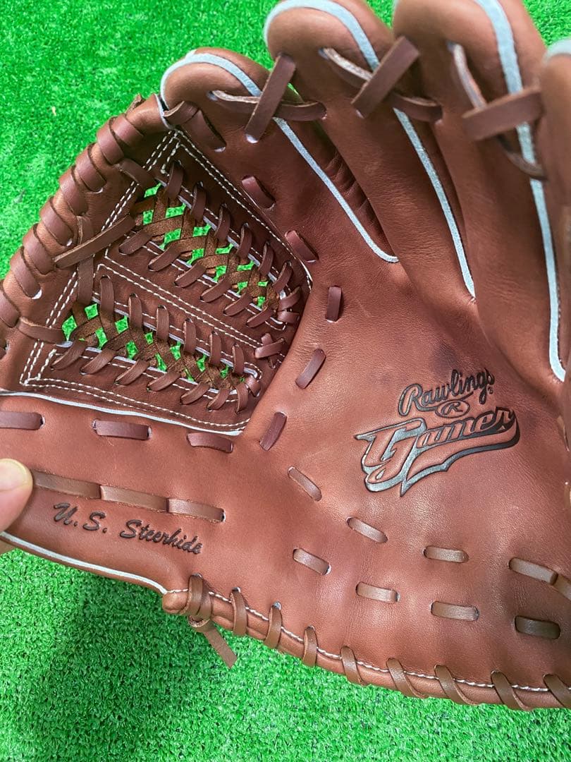 【新品】 Rawlings 右投げ用 グローブ ブラウン
