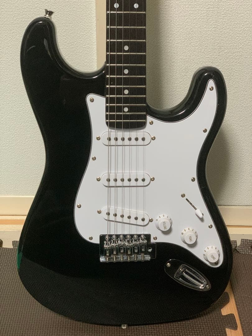 SELDER セルダー ストラトキャスター タイプ エレキギター ST 黒