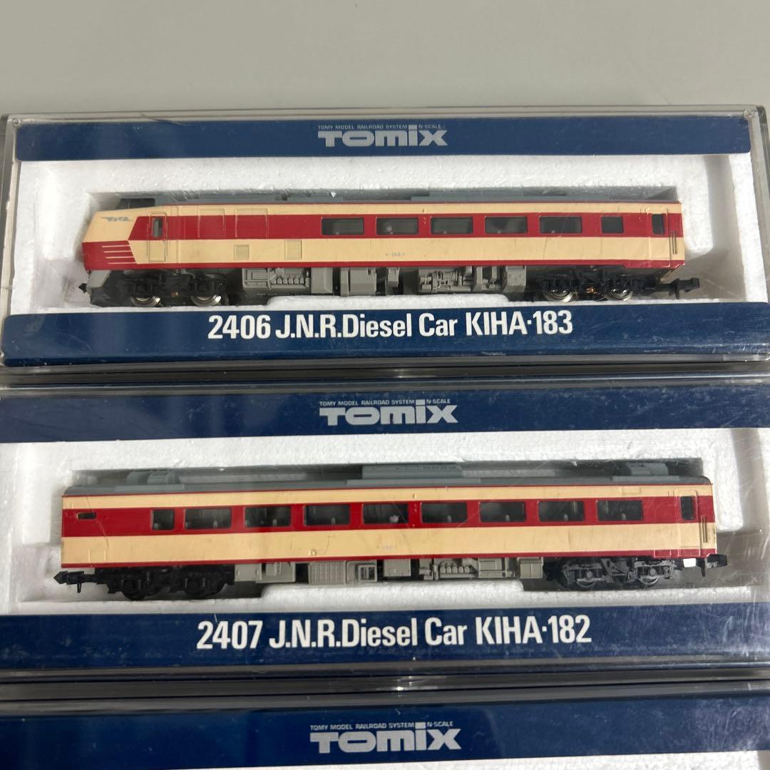 TOMIX ゲージ 国鉄キハ182 183 184形 ディーゼル車両 4両セット