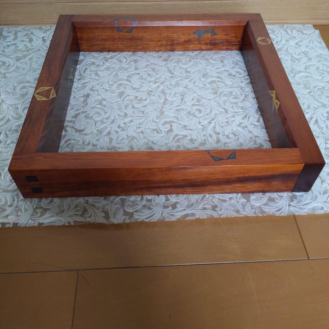 茶道具　炉縁　鱗鶴蒔絵　絵師︰鈴木光入　表千家　裏千家　平安　【匿名配送】