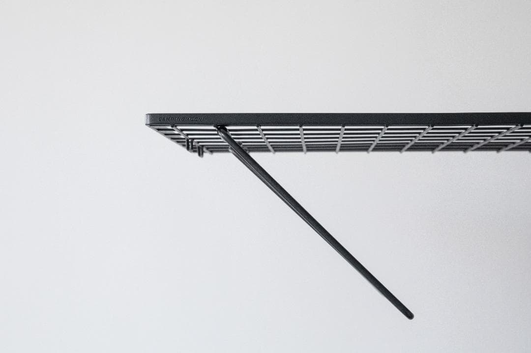 キャンピングムーン フィールドラック キャンプラック ブラック 軽量 薄型 4点