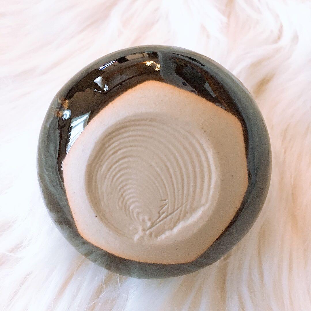 茶道具 棗 巾着袋　京焼　桶谷定一造　茄子茶入