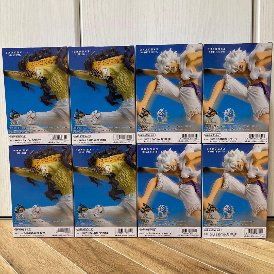 ONE PIECE 戦光絶景 フィギュア 8個セット ギア5 ニカ