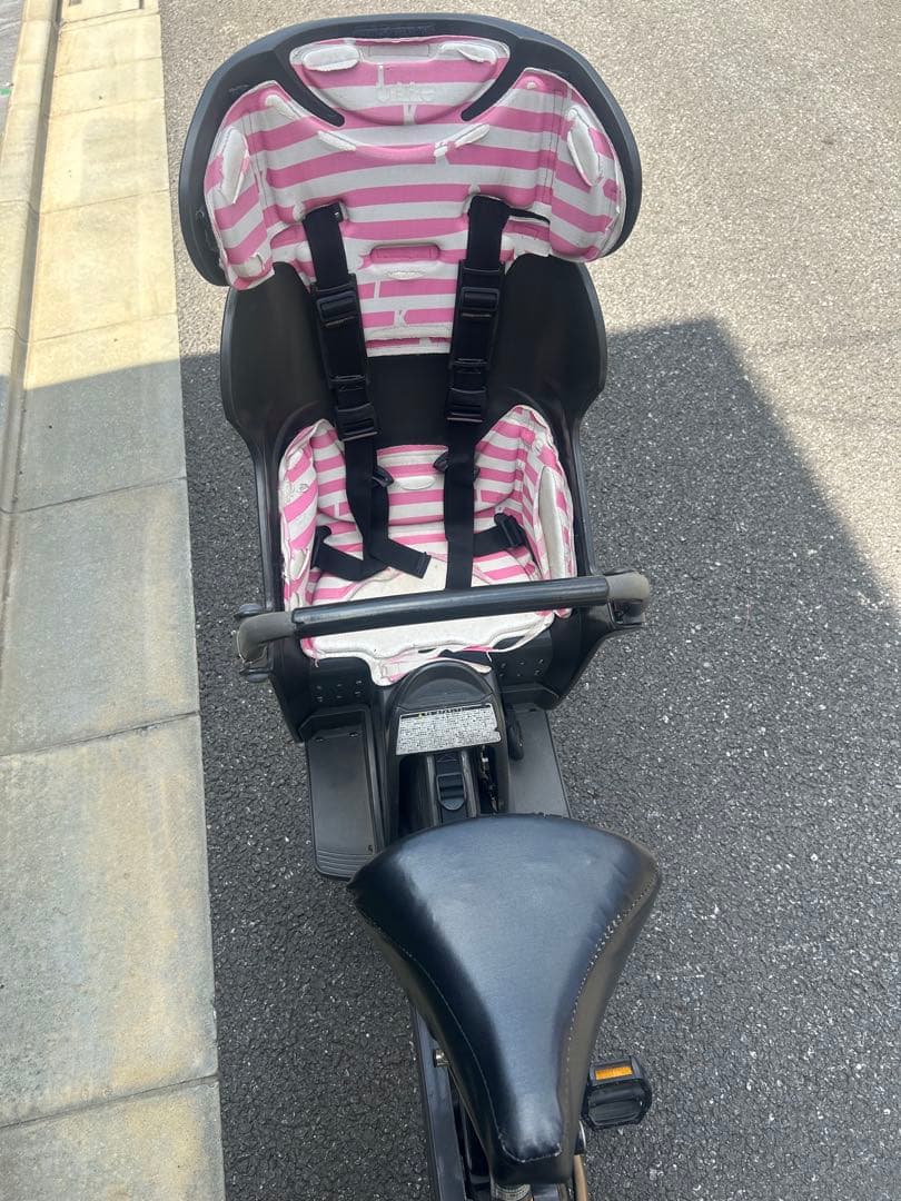 電動自転車 bikke2 ダークグレー 3人乗り対応