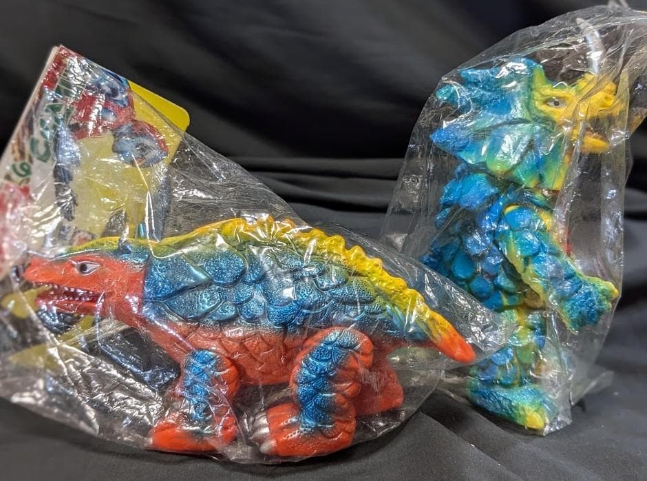 シーゴラス＆シーモンス　帰マン登場怪獣（ブルマァク復刻）ソフビ未開封２体セット