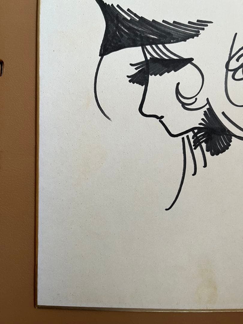 松本零士先生 直筆 メーテル サイン 色紙