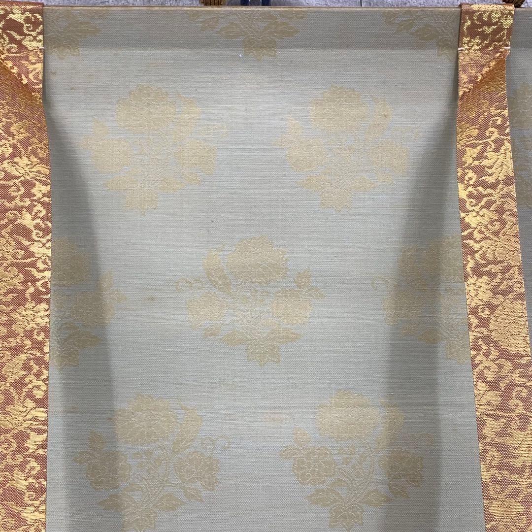 掛軸 川端龍子 虹の如く 工芸 二重箱仕立て 鶴